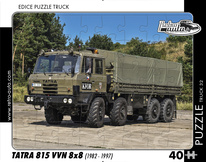 puzzle Truck Tatra 815 VVN 8x8 (1982-1997)-40 dílků