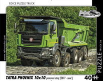 puzzle Truck Tatra Phoenix 10x10 pracovní stroj (2011-souč.)-40 dílků