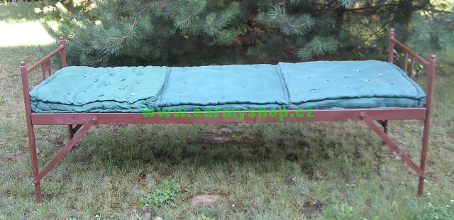 postel vojenská bez matrace