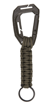 karabina molle paracord oliva