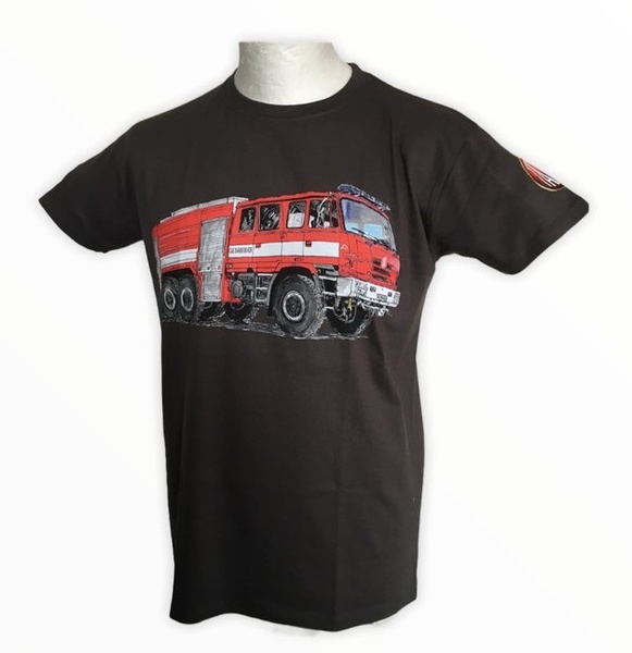 tričko TATRA pánské T815 6x6 hasič šedé