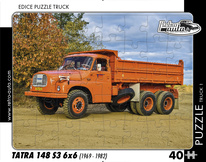 puzzle Truck Tatra 148 S3 6x6 (1969-1982)-40 dílků