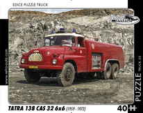 puzzle Truck Tatra 138 CAS 32 6x6 (1959-1972)-40 dílků