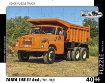 puzzle Truck Tatra 148 S1 6x6 (1969-1982)-40 dílků