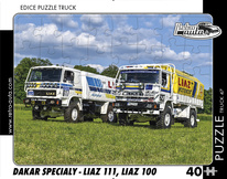 puzzle Truck Dakar speciály-Liaz 111,Liaz 100-40 dílků