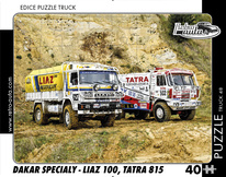 puzzle Truck Dakar speciály-Liaz 100,Tatra 815-40 dílků