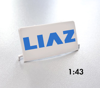 model spojler Liaz 100/110modré logo Liaz Kaden