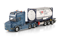 model Scania T6 Torpedo 6x2+návěs+kontejner Valley BV