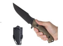 nůž ANV M311 Spelter-Elmax DLC černá,Micarta olivová,černý kydex