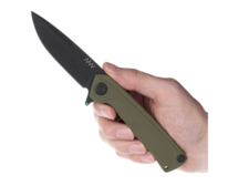 nůž ANV Z100 BB DLC černá/hladké ostří,G10 olivová/Liner Lock