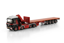 model MB Arocs MP4 8x4+Palfinger+návěs plato 4a Mammoet