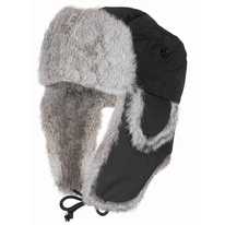 Beranice zimní králičí kožešina ČERNÁ