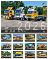 kalendář měsíční Maxi CS nákladní legendy 2026