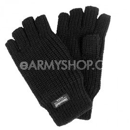 rukavice Thinsulate pletené bezprsté černé