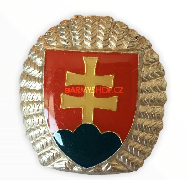odznak na čepici erb SR s okružím