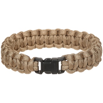 náramek Paracord 1,9cm coyote