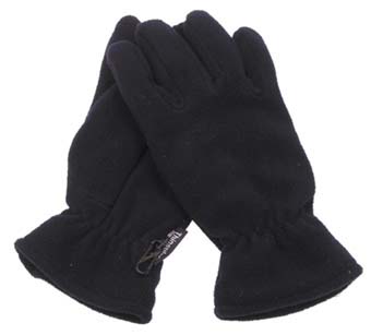 rukavice fleece černé