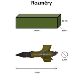maketa 9 M14-P1 Maljutka - znehodnocená