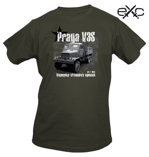 tričko eXc - Praga V3S