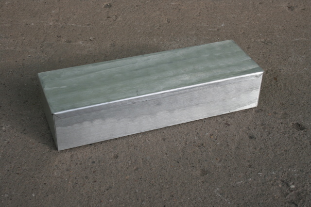 krabička hliníková 37x12x8cm