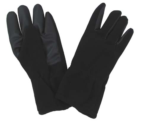 rukavice fleece alpin černé