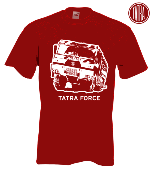 tričko pánské TATRA FORCE hasič červené