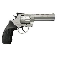 revolver Streamer 4,5 ráže 6mm Flobert matný chrom