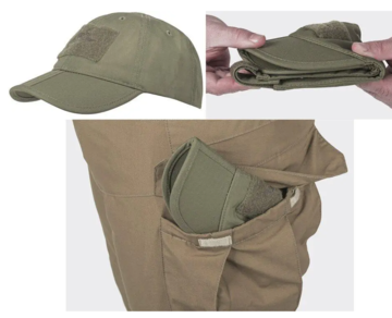 kšiltovka HELIKON baseball Folding camogrom ''ripstop''