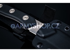 nůž ANV - P200 - serrated edge, kydex sheath black