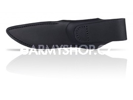 nůž ANVP - P200 - serrated edge, leather sheath black