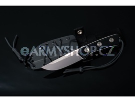 nůž ANV - P300 - plain edge, kydex sheat black