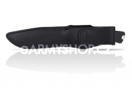 nůž ANV - P400 - plain edge, leather sheath black