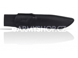 nůž ANV - P400-serrated edge, leather sheath black