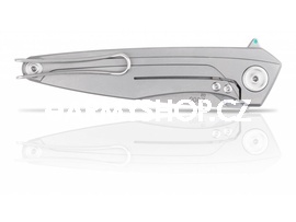 nůž ANV - Z300 - frame lock, plaine edge, titanum
