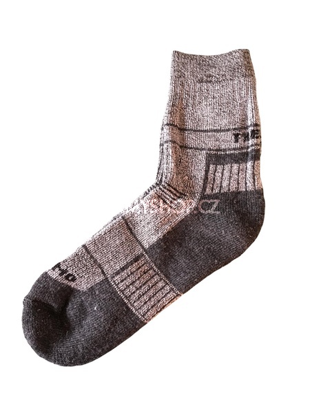ponožky termo silné /Tlapa/ - šedé