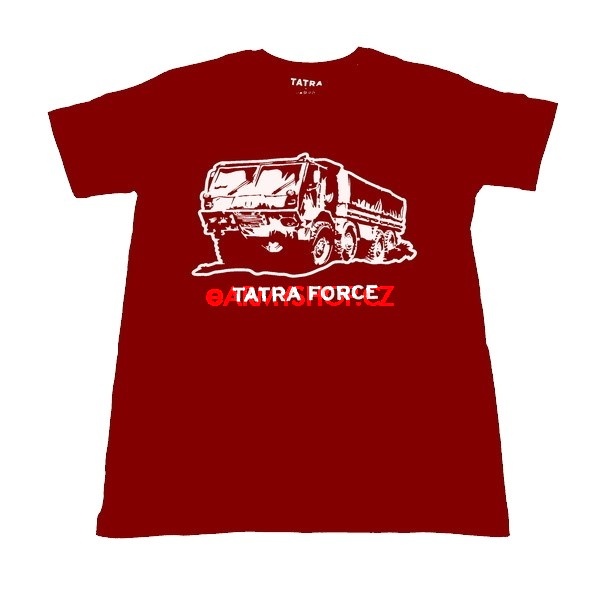 tričko Tatra dětské červené Force
