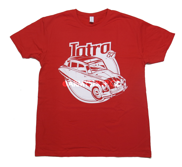 tričko Tatra 87 červené